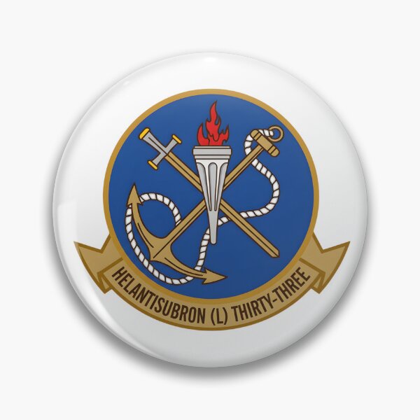 Item preview, Official Heritage Insignia of Helicopter Anti-Submarine Squadron Light Thirty-Three (HSL-33) "Seasnakes" designed and sold by CharlieDesings.