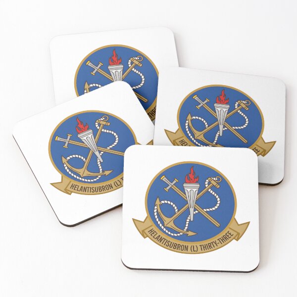 Item preview, Official Heritage Insignia of Helicopter Anti-Submarine Squadron Light Thirty-Three (HSL-33) "Seasnakes" designed and sold by CharlieDesings.
