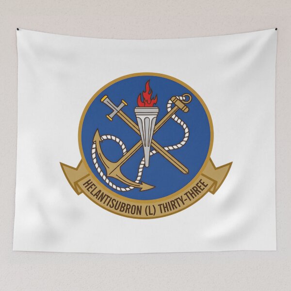 Item preview, Official Heritage Insignia of Helicopter Anti-Submarine Squadron Light Thirty-Three (HSL-33) "Seasnakes" designed and sold by CharlieDesings.