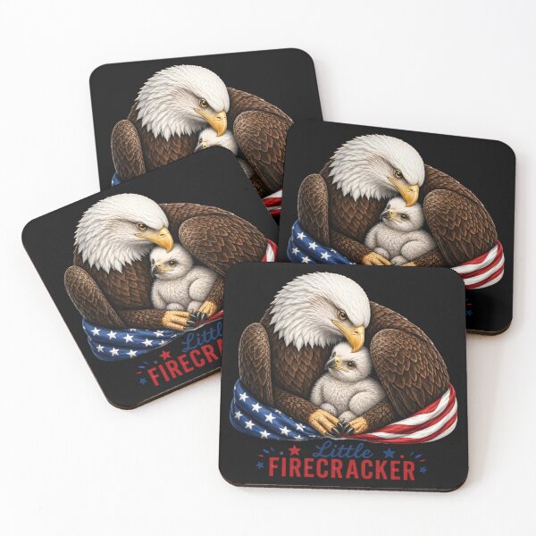 Item preview, Cute Patriotic Eagle Little Firecracker designed and sold by FREENATION2026.