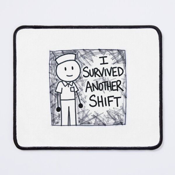 Item preview, `I Survived Another Shift - Oversized Nurse Tshirt Anti Design` designed and sold by Petringo.
