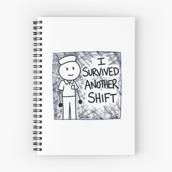 Item preview, `I Survived Another Shift - Oversized Nurse Tshirt Anti Design` designed and sold by Petringo.