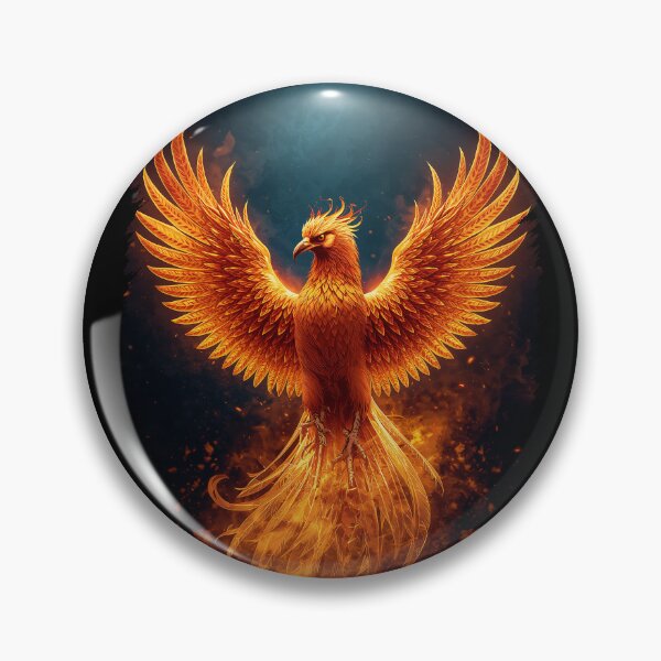 Item preview, Fiery Phoenix Rising Mythic Firebird Fantasy Art designed and sold by PlanetEye Designs.
