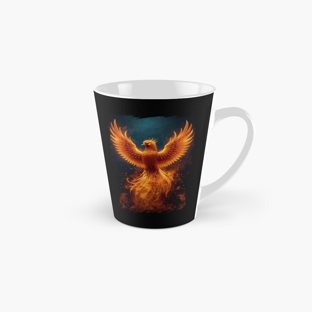 Fiery Phoenix Rising: One Design, On Everything — Tall Mug