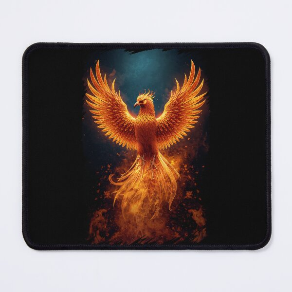 Item preview, Fiery Phoenix Rising Mythic Firebird Fantasy Art designed and sold by PlanetEye Designs.