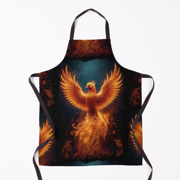 Item preview, Fiery Phoenix Rising Mythic Firebird Fantasy Art designed and sold by PlanetEye Designs.