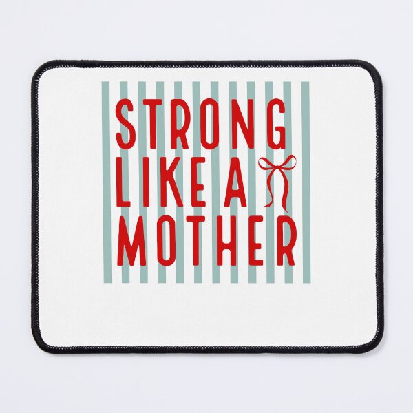 Item preview, Strong Like A Mother Red Varsity designed and sold by krystalRomanart.