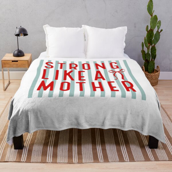 Item preview, Strong Like A Mother Red Varsity designed and sold by krystalRomanart.