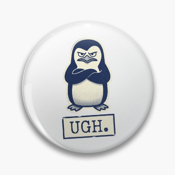 Item preview, Ugh Penguin Retro Tee designed and sold by Ortsas.