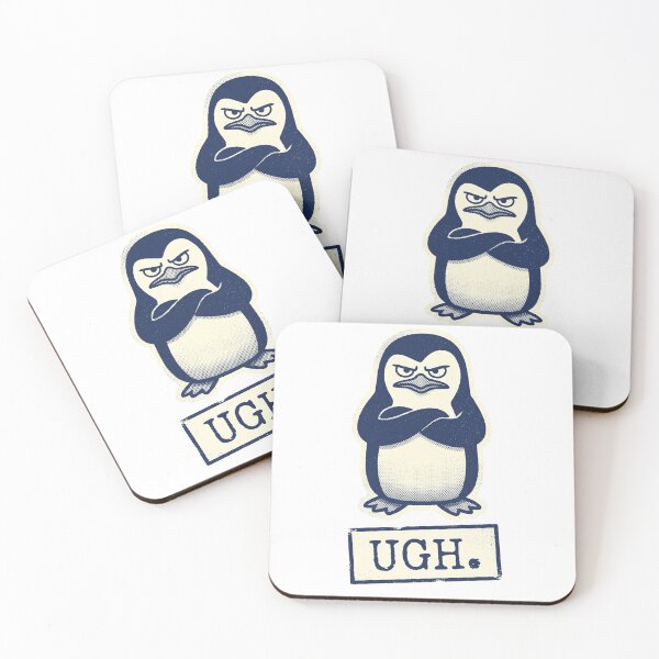 Item preview, Ugh Penguin Retro Tee designed and sold by Ortsas.