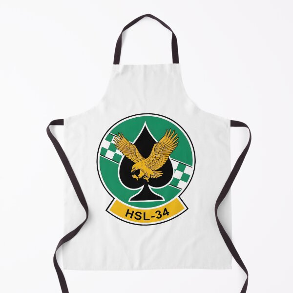 Item preview, Official Heritage Insignia of Helicopter Anti-Submarine Squadron Light Thirty-Four (HSL-34) "Greencheckers" designed and sold by CharlieDesings.