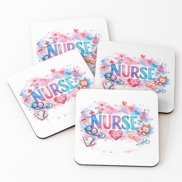 Item preview, Vibrant Watercolor Nurse Medical Life Art designed and sold by TerryCoreCraft.