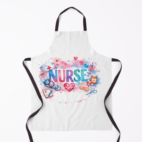Item preview, Vibrant Watercolor Nurse Medical Life Art designed and sold by TerryCoreCraft.