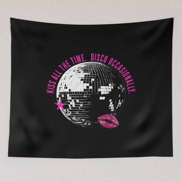 Item preview, Kiss All The Time Disco Occasionally designed and sold by ClaraFruggerArt.