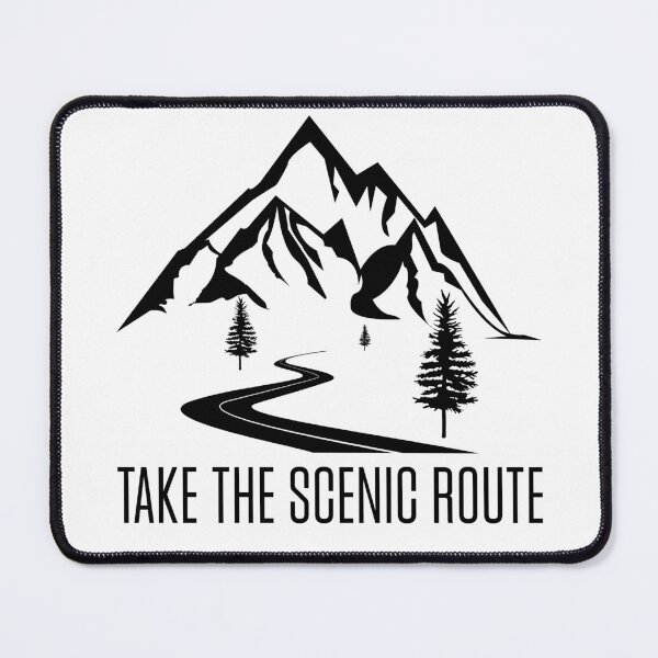 Item preview, Take the Scenic Route – Mountain Adventure Nature Design designed and sold by AM.87.