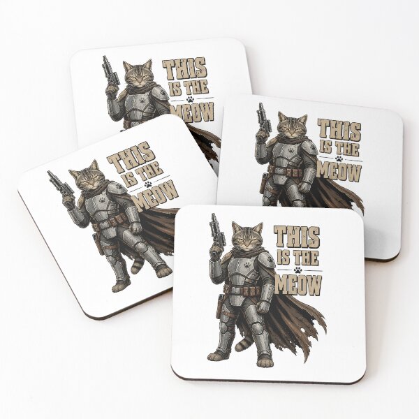 Item preview, Sci-Fi Space Bounty Hunter Warrior Cat This Is The Meow designed and sold by LumePrint.