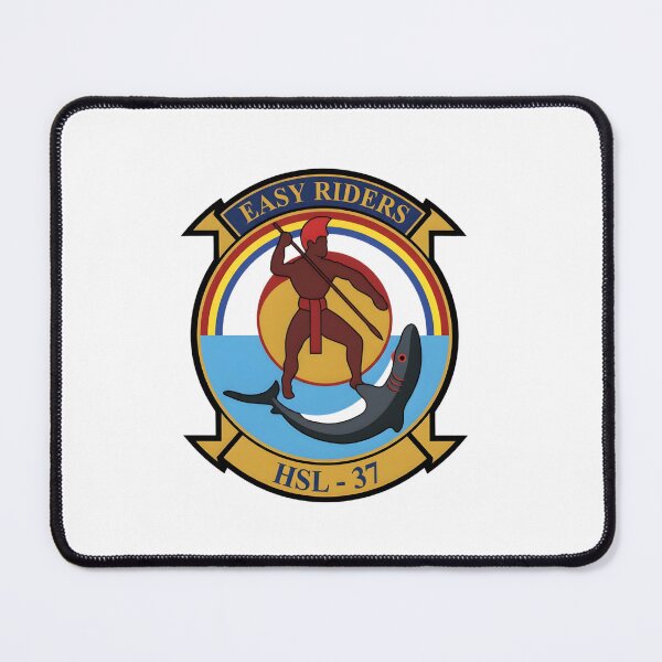 Item preview, Official Heritage Insignia of Helicopter Anti-Submarine Squadron Light Thirty-Seven (HSL-37) "Easy Riders" designed and sold by CharlieDesings.