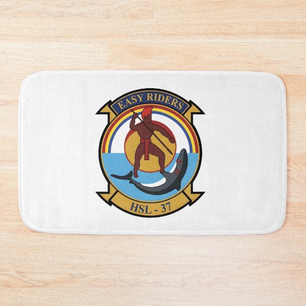 Item preview, Official Heritage Insignia of Helicopter Anti-Submarine Squadron Light Thirty-Seven (HSL-37) "Easy Riders" designed and sold by CharlieDesings.