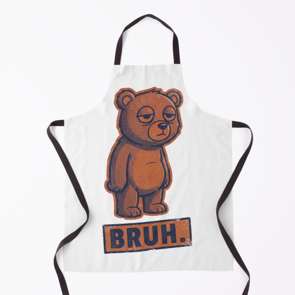 Item preview, Bruh Bear Retro Tee designed and sold by Ortsas.