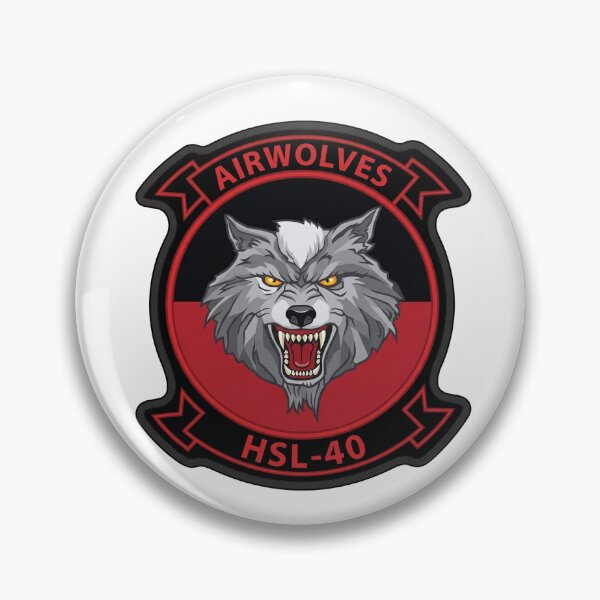 Item preview, Official Heritage Insignia of Helicopter Anti-Submarine Squadron Light Forty (HSL-40) "Airwolves" designed and sold by CharlieDesings.