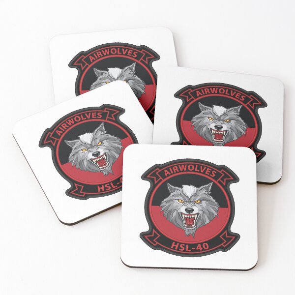 Item preview, Official Heritage Insignia of Helicopter Anti-Submarine Squadron Light Forty (HSL-40) "Airwolves" designed and sold by CharlieDesings.