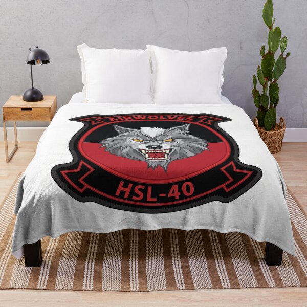 Item preview, Official Heritage Insignia of Helicopter Anti-Submarine Squadron Light Forty (HSL-40) "Airwolves" designed and sold by CharlieDesings.