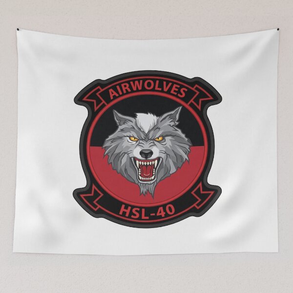 Item preview, Official Heritage Insignia of Helicopter Anti-Submarine Squadron Light Forty (HSL-40) "Airwolves" designed and sold by CharlieDesings.