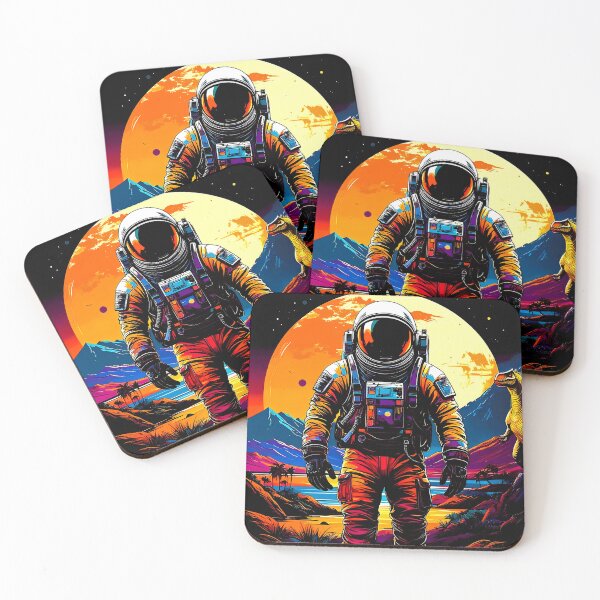Item preview, An astronaut and the other planet's Dinosaur designed and sold by Creative Visualize.