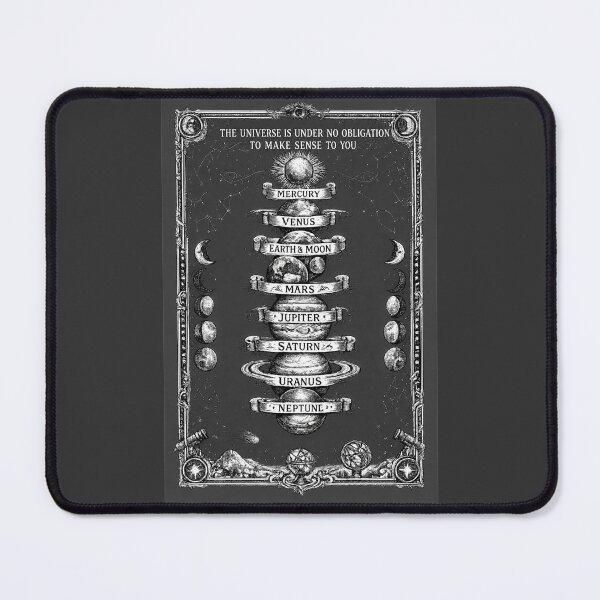 Item preview, The Universe Is Under No Obligation To Make Sense To You Solar System Vintage Digital Art designed and sold by UnrealShopKelko.