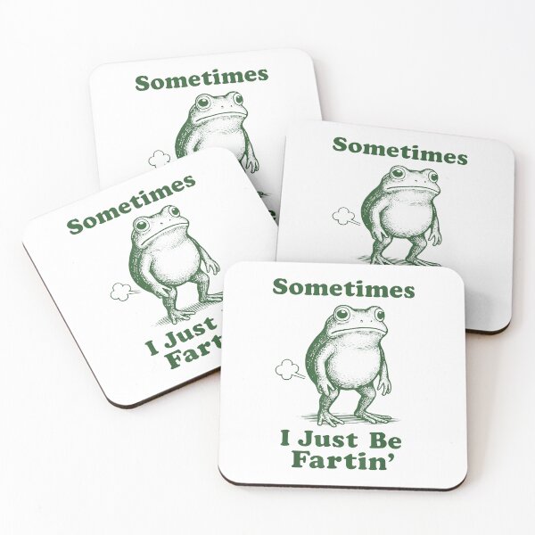 Item preview, Sometimes I Just Be Fartin' Frog designed and sold by ClaraFruggerArt.