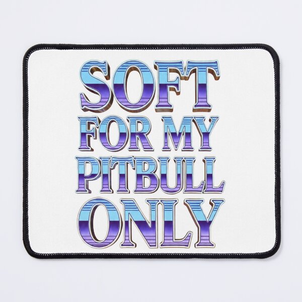 Item preview, Retro 80s Chrome Soft For My Pitbull Only designed and sold by My Pitbull Place.