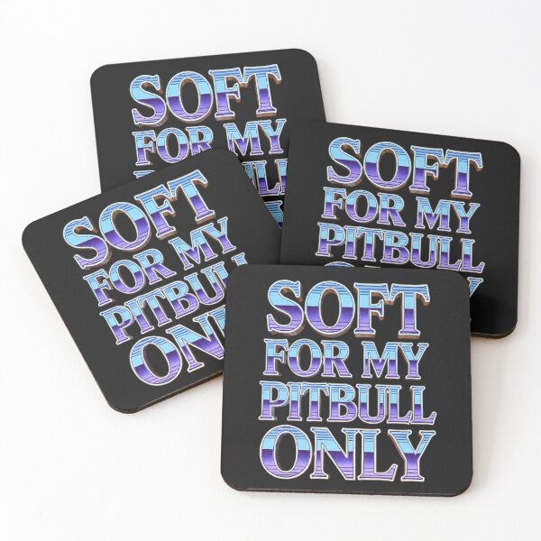 Item preview, Retro 80s Chrome Soft For My Pitbull Only designed and sold by My Pitbull Place.