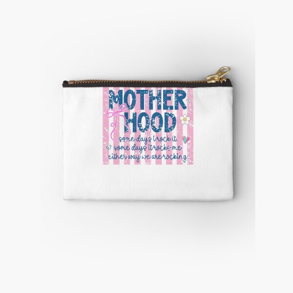 Item preview, Motherhood Some Days I Rock It Preppy Pink designed and sold by krystalRomanart.