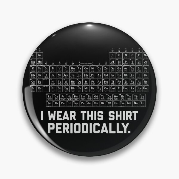 Item preview, I Wear This Shirt Periodically designed and sold by ClaraFruggerArt.
