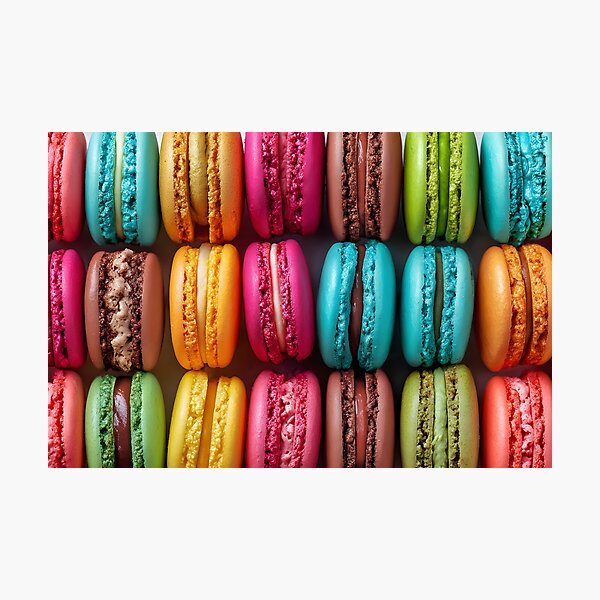 Item preview, Colorful Macarons Arranged in a Beautiful Pattern designed and sold by Artessie.