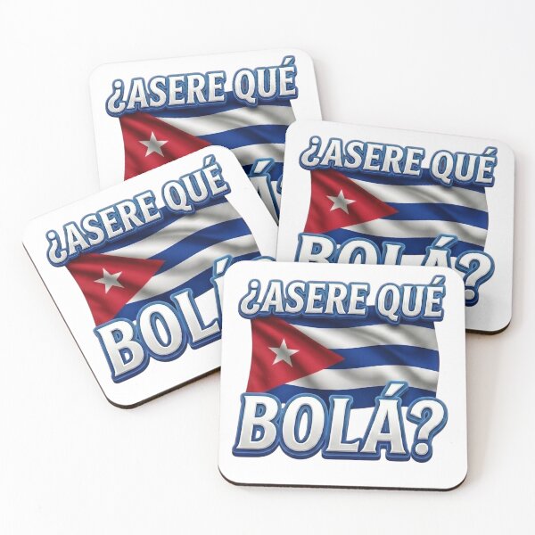 Item preview, Asere Qué Bolá? Funny Cuban Slang Greeting Flag designed and sold by VGAfanatic.