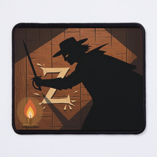 Item preview, Zorro Carves the Mark designed and sold by HiddenLoot.