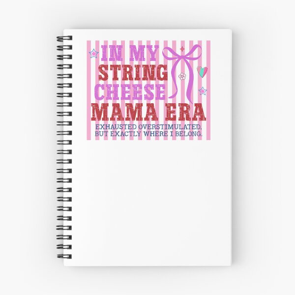 Item preview, In My String Cheese Mama Era Exhausted designed and sold by krystalRomanart.