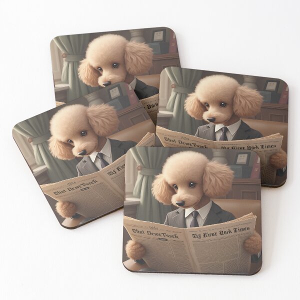 Item preview, Doggy with newspaper designed and sold by Creative Visualize.