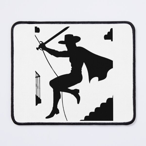 Item preview, Zorro Shadow Portrait Silhouette designed and sold by HiddenLoot.