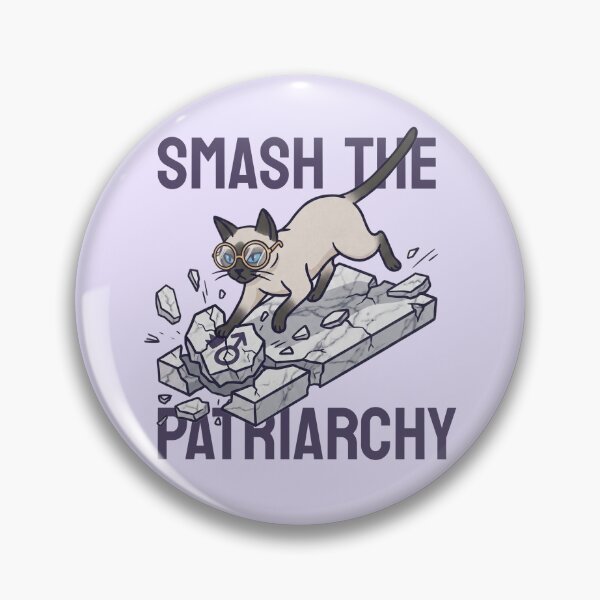 Item preview, Smash The Patriarchy Cat Illustration designed and sold by Lion-style.