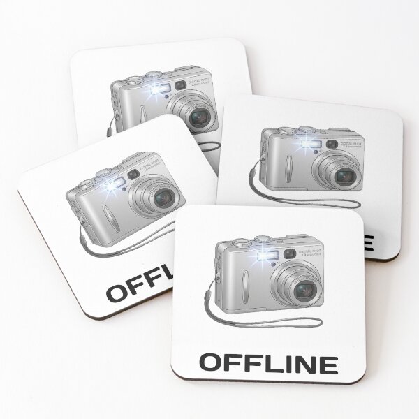Item preview, Offline Camera | Y2K Digital Escapism & Retro Tech Aesthetic designed and sold by OVERRIDESTUDIOS.