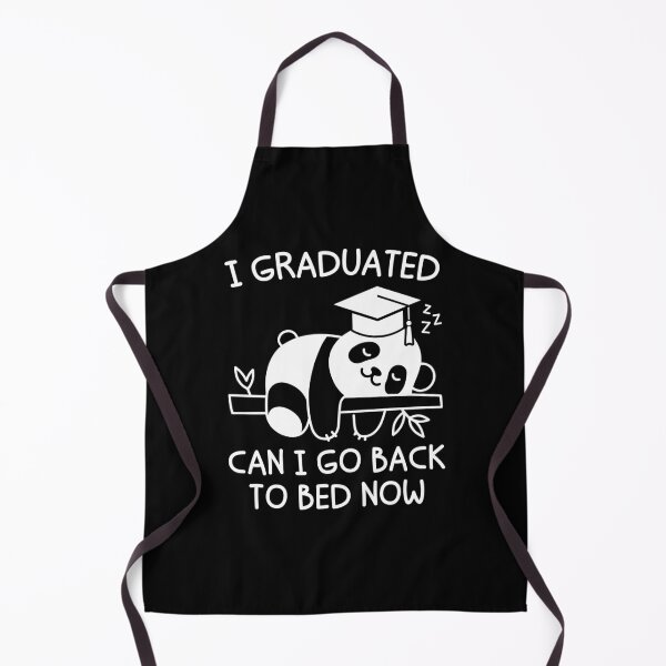 Item preview, Copy of I Graduated Can I Go Back To Bed Now Funny Graduation Lazy Panda Bear designed and sold by gunaone-design.