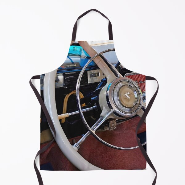 Item preview, Vintage Soviet Car Dashboard & Steering Wheel Detail - 1965 GAZ M-21 Volga Interior designed and sold by Peter Kraaibeek Art Gallery.