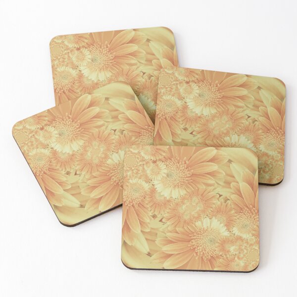 Item preview, Fractal Bloom Symphony – Abstract Mums in Peach designed and sold by Photo Decor Company LLC.