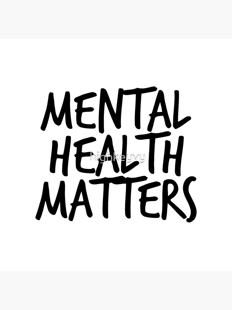 mental health matters screen print transfer