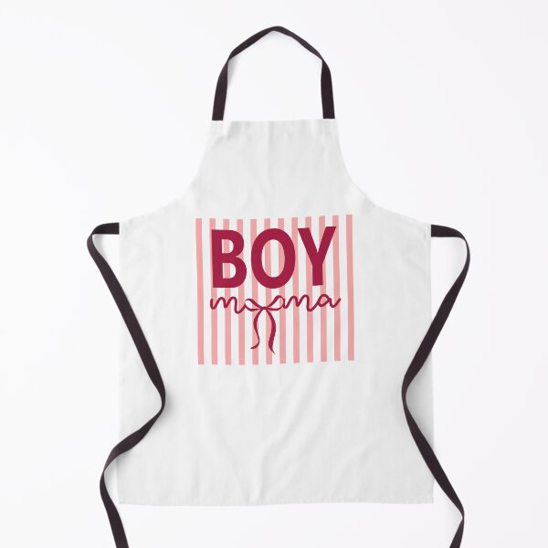 Item preview, Boy Mama Preppy Pink Stripes designed and sold by krystalRomanart.