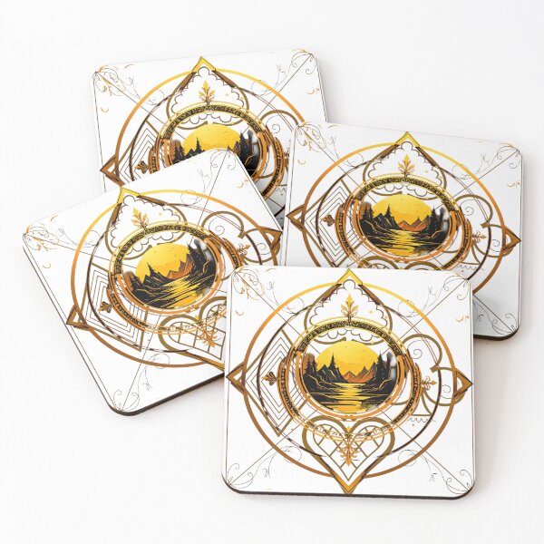 Item preview, Golden Spade Mountain Emblem designed and sold by HiddenLoot.