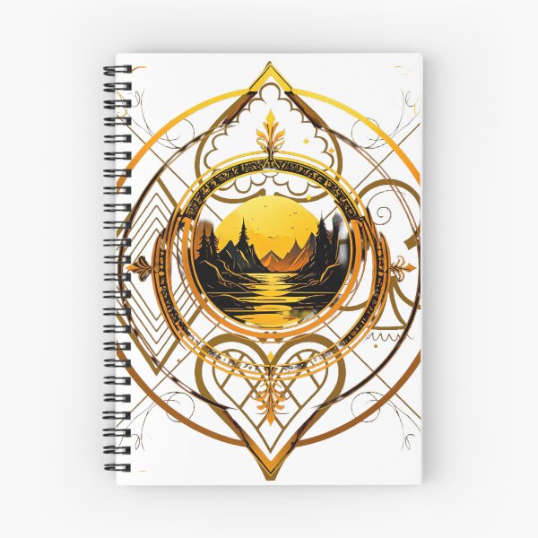 Item preview, Golden Spade Mountain Emblem designed and sold by HiddenLoot.