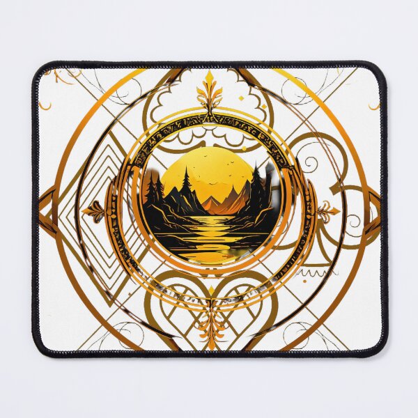 Item preview, Golden Spade Mountain Emblem designed and sold by HiddenLoot.